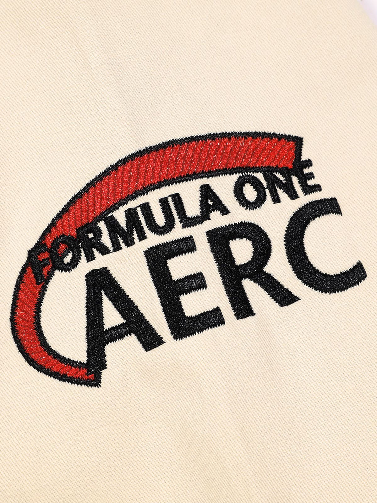 Aelfric Eden 77 Embroidery Colorblock Racing Jacket - Image 5