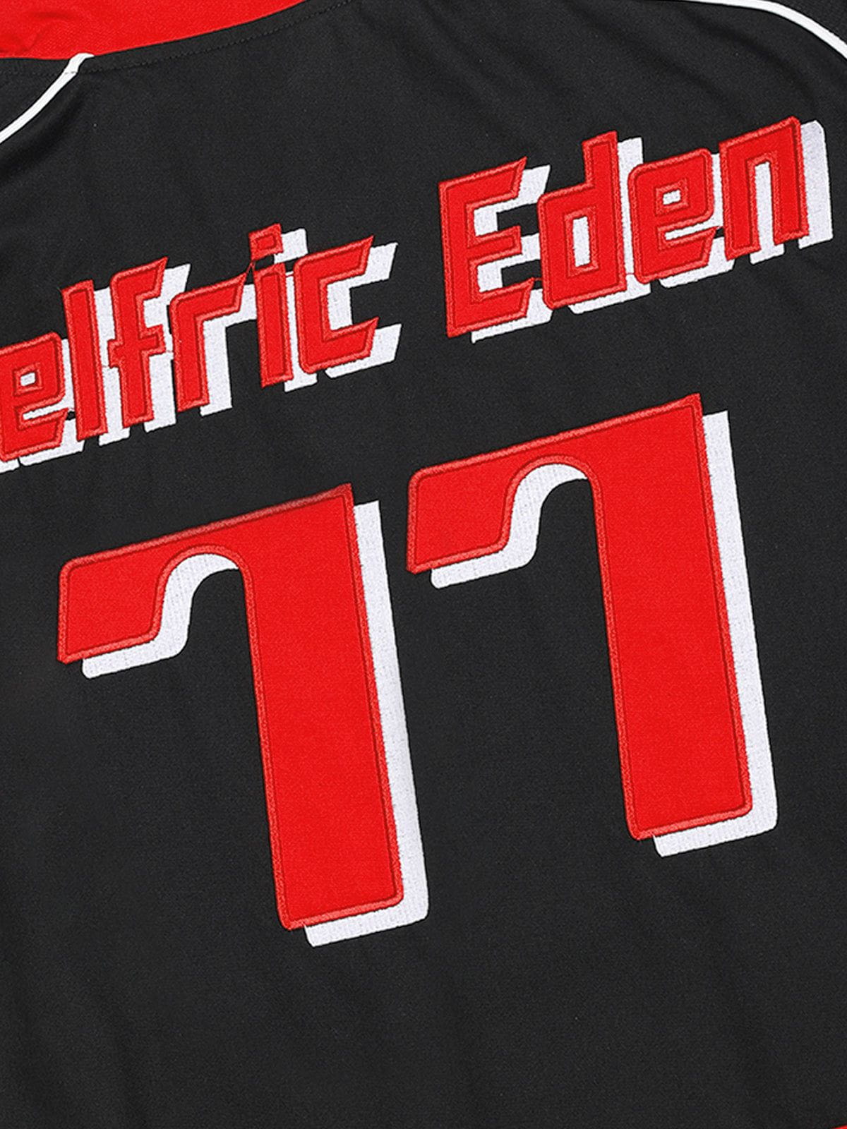 Aelfric Eden 77 Embroidery Colorblock Racing Jacket - Image 6