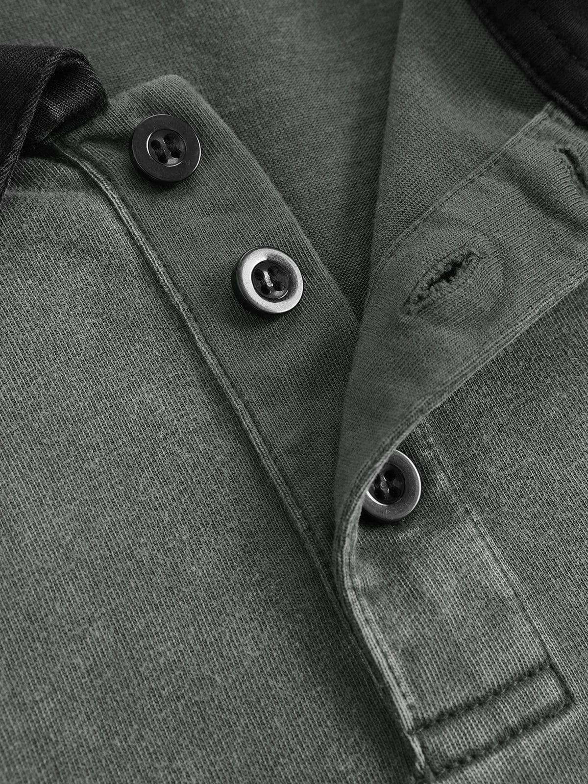 Aelfric Eden Essential a?? Washed Polo Tee - Image 3