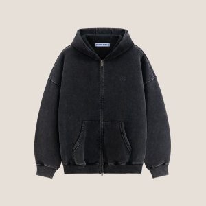 Aelfric Eden Essential a?? Washed Zip Up Hoodie