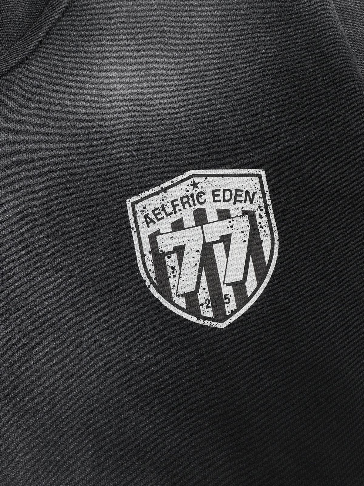 Aelfric Eden 77 Stripe Washed Zip Up Hoodie - Image 7