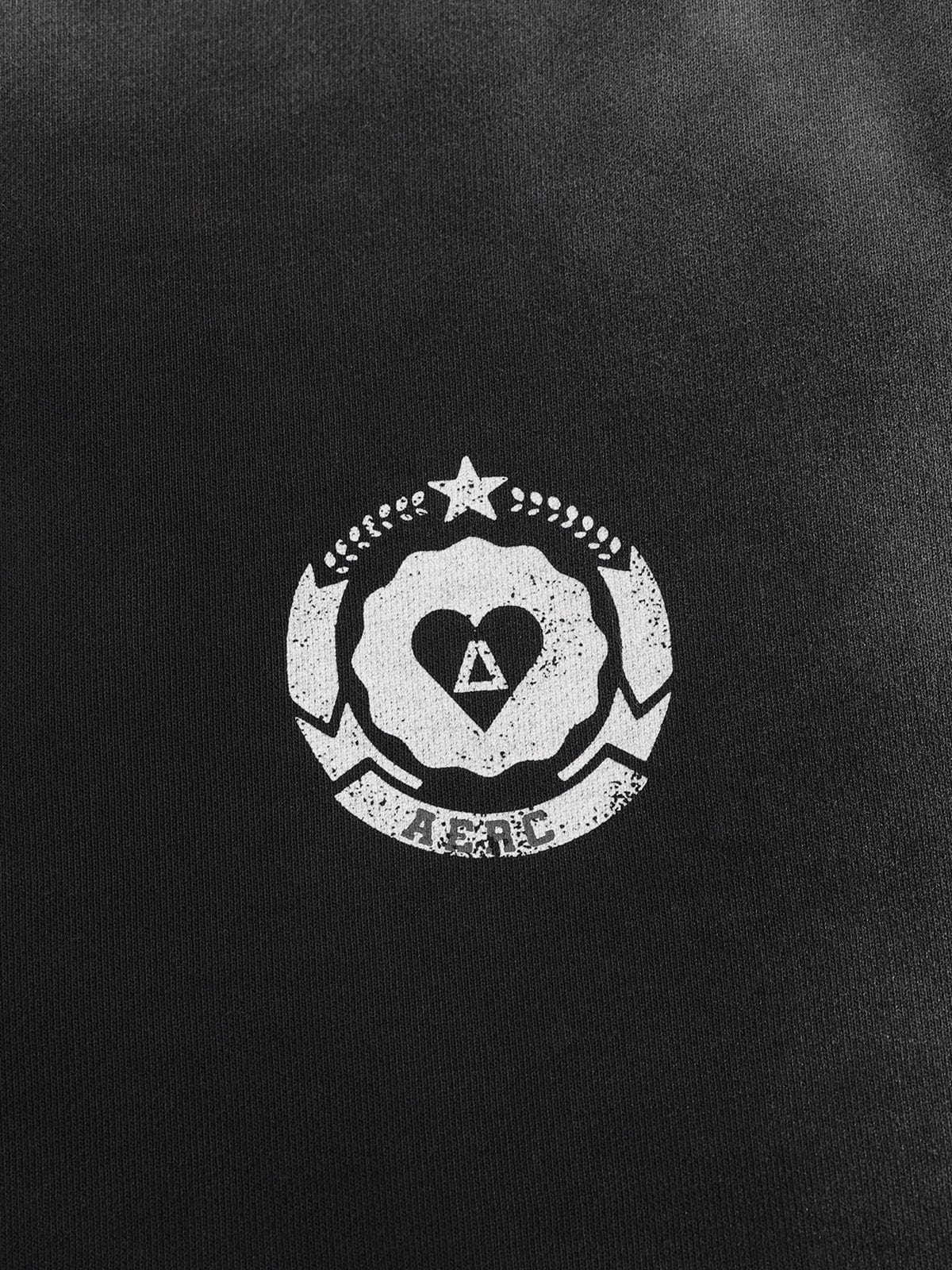 Aelfric Eden 77 Stripe Washed Zip Up Hoodie - Image 8