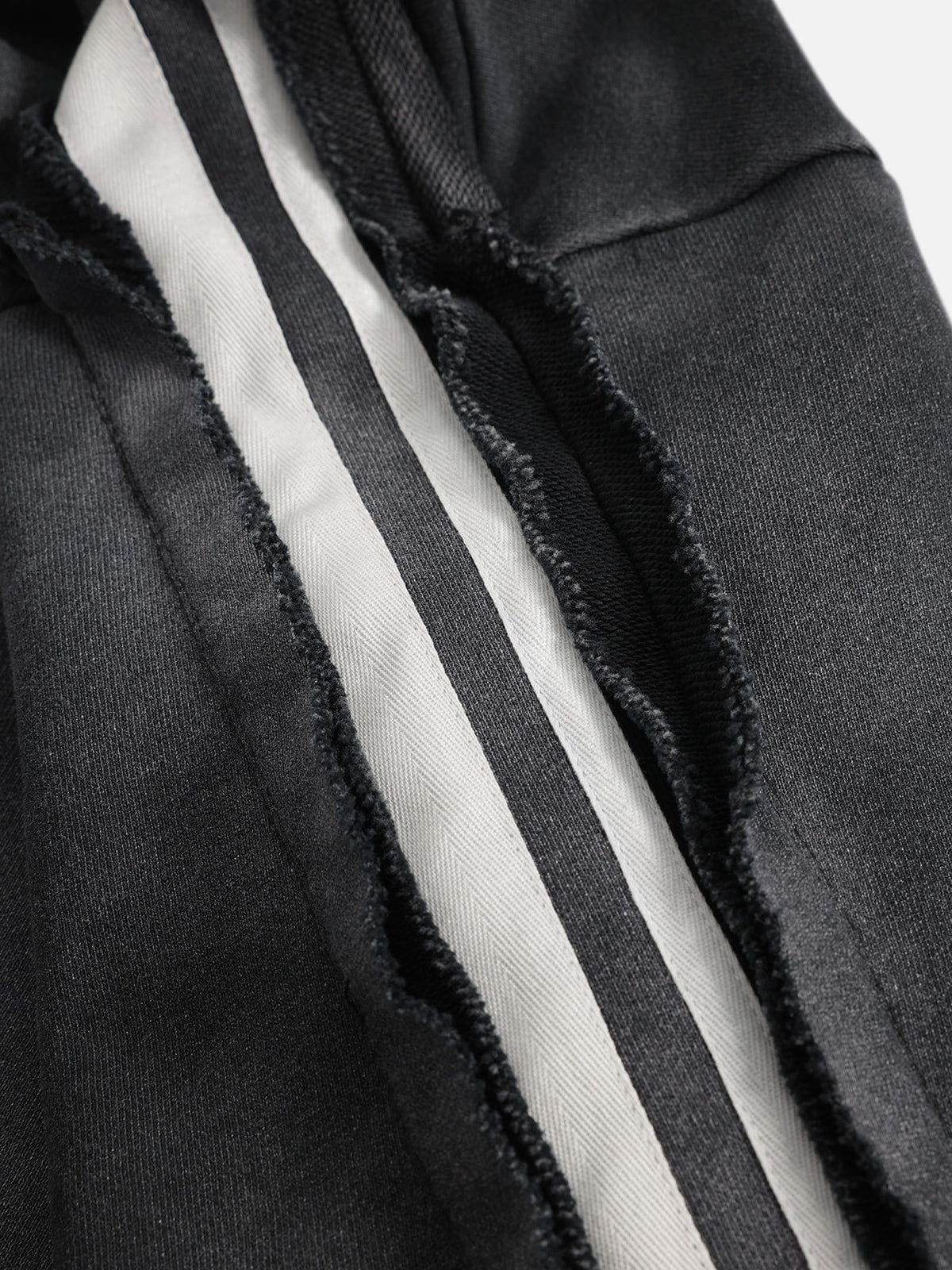 Aelfric Eden 77 Stripe Washed Zip Up Hoodie - Image 10