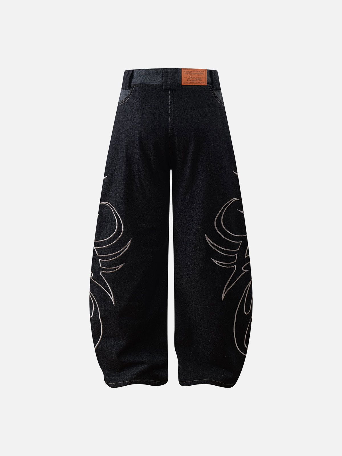 Aelfric Eden Embroidery Baaggy Barrel Jeans - Image 3