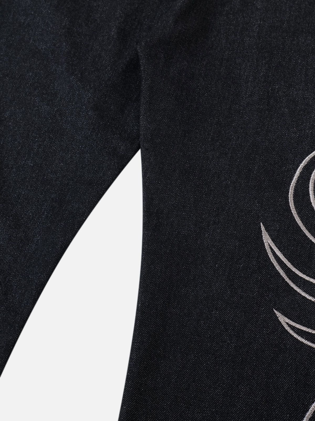 Aelfric Eden Embroidery Baaggy Barrel Jeans - Image 5