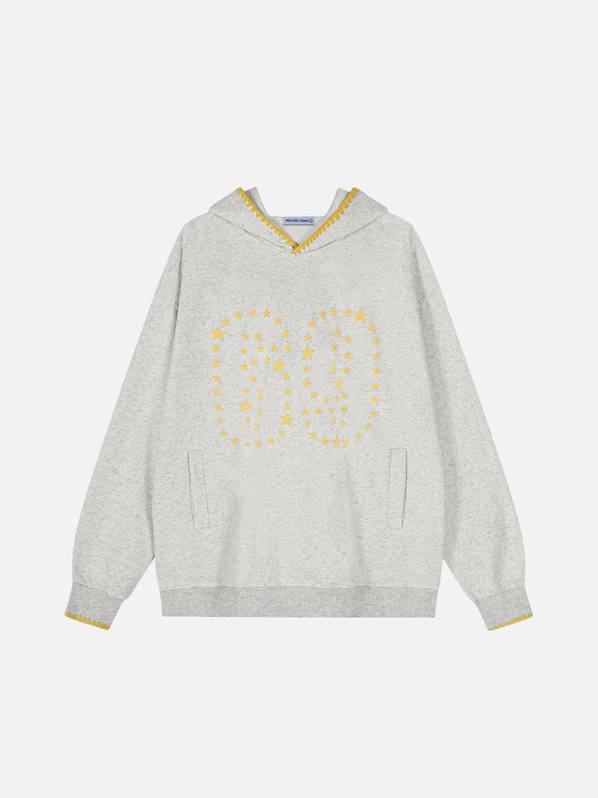 Aelfric Eden Star Number Print Pullover Hoodie