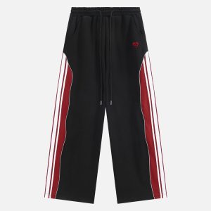 Aelfric Eden Stripe Patchwork Baaggy Sweatpants