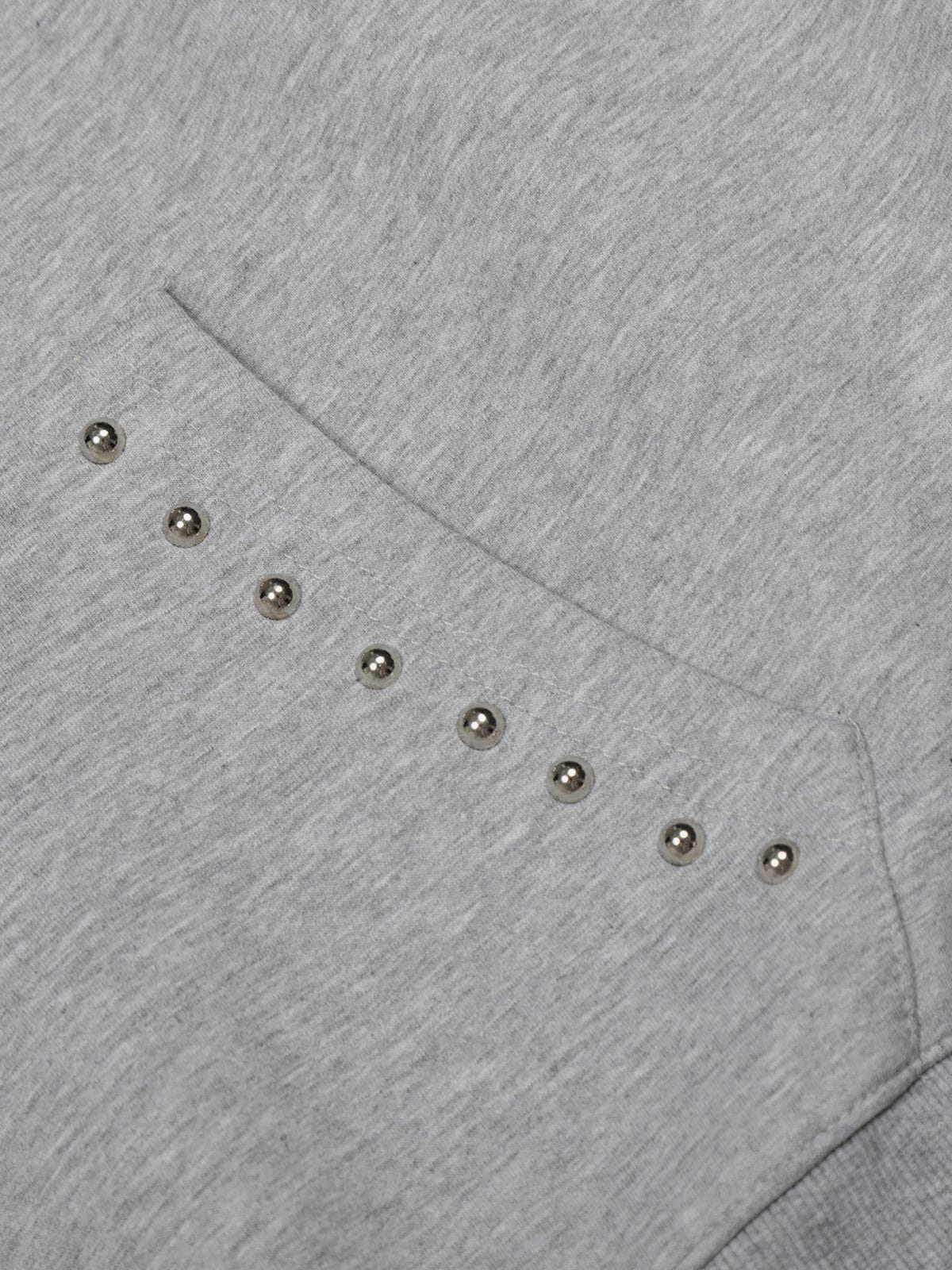 Aelfric Eden Rivet Faux Fur Collar Half Zip Up Hoodie - Image 5