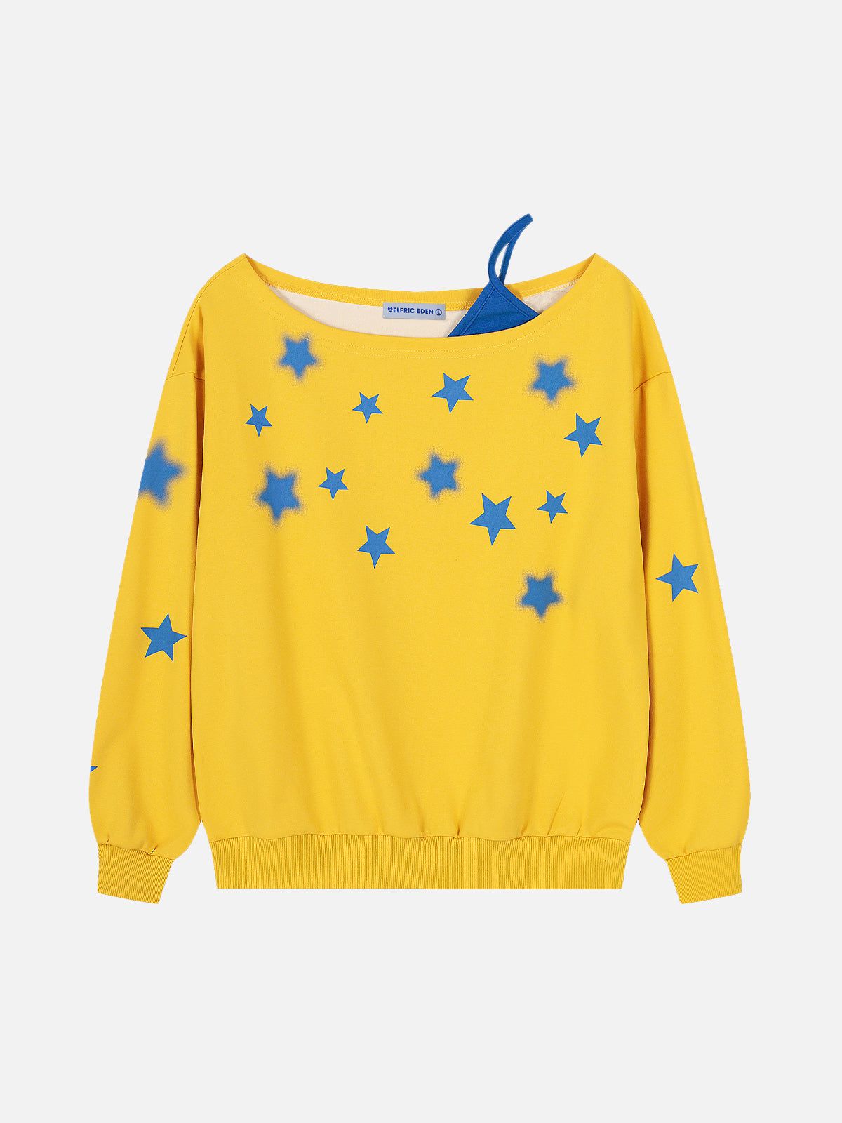 Aelfric Eden Stars Off-The-Shoulder Sweatshirt - Image 2