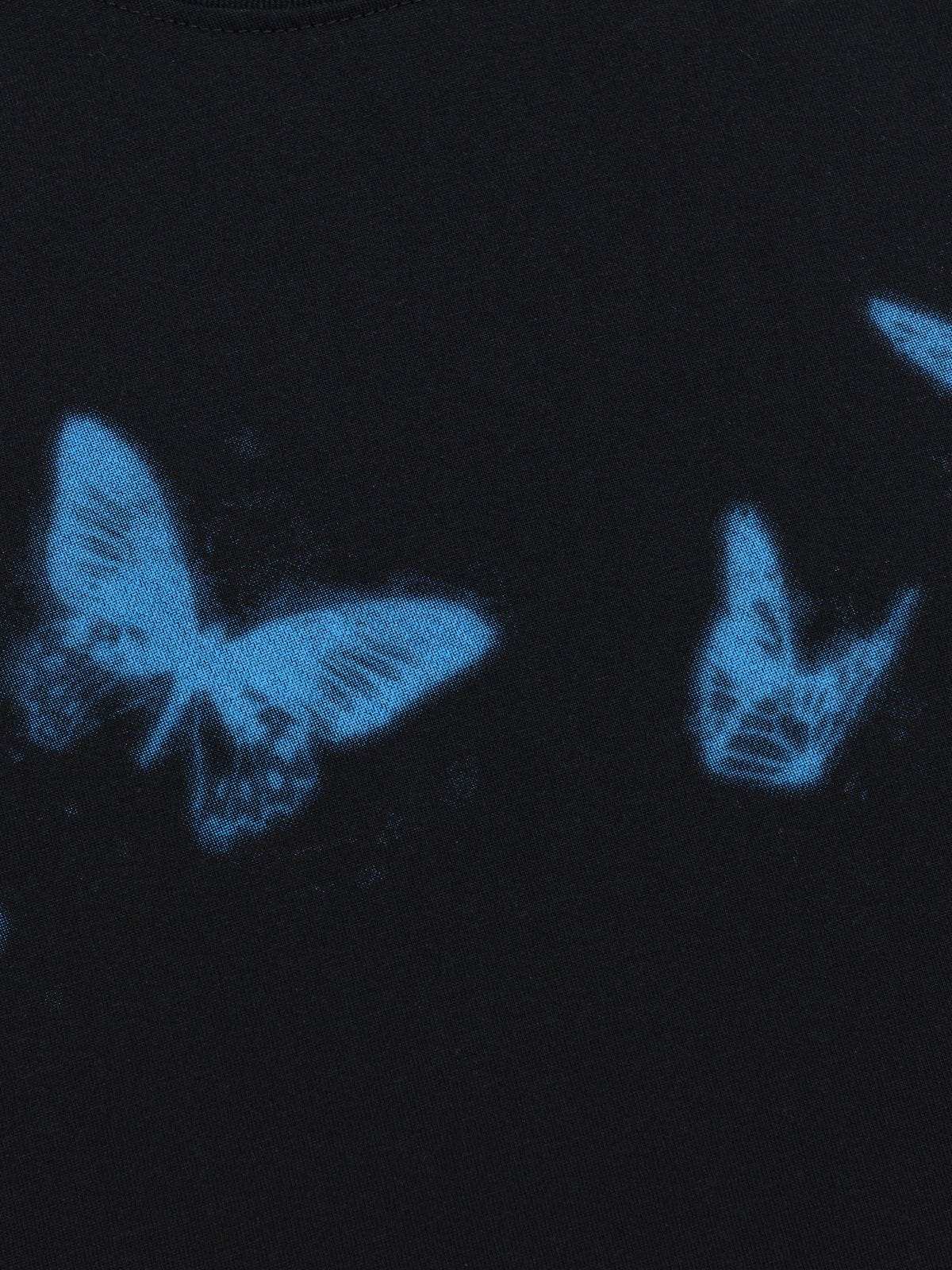 Aelfric Eden Blurring Butterfly Print Tee - Image 4
