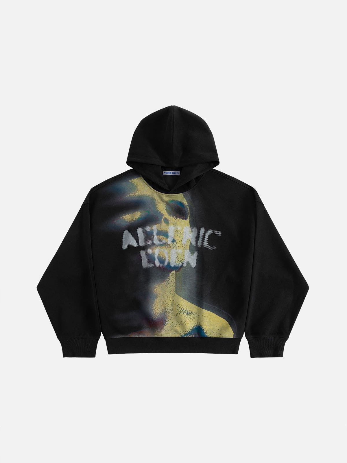 Aelfric Eden Thermal Imaging Human Face Print Pullover Hoodie