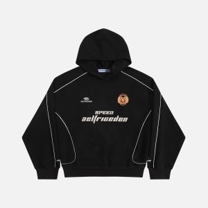 Aelfric Eden Applique 77 Stitch Pullover Hoodie