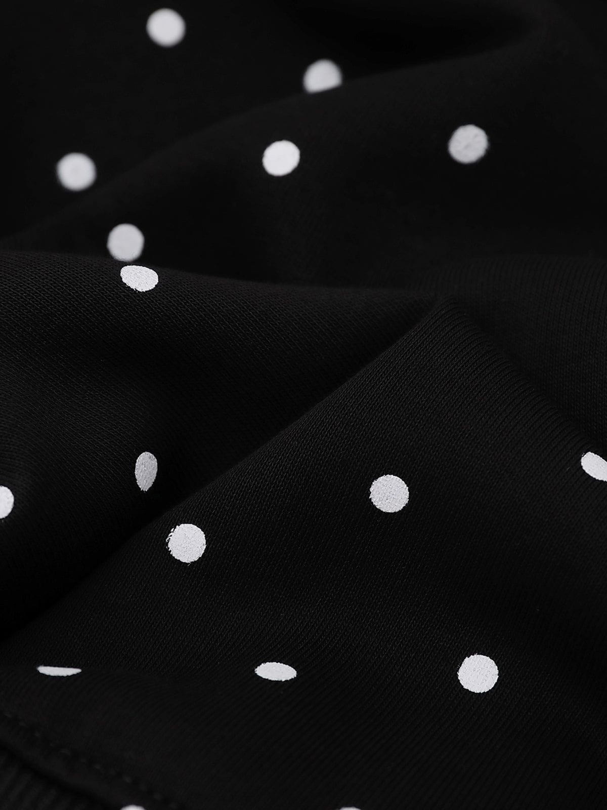 Aelfric Eden Polka Dot Zip Up Hoodie - Image 4