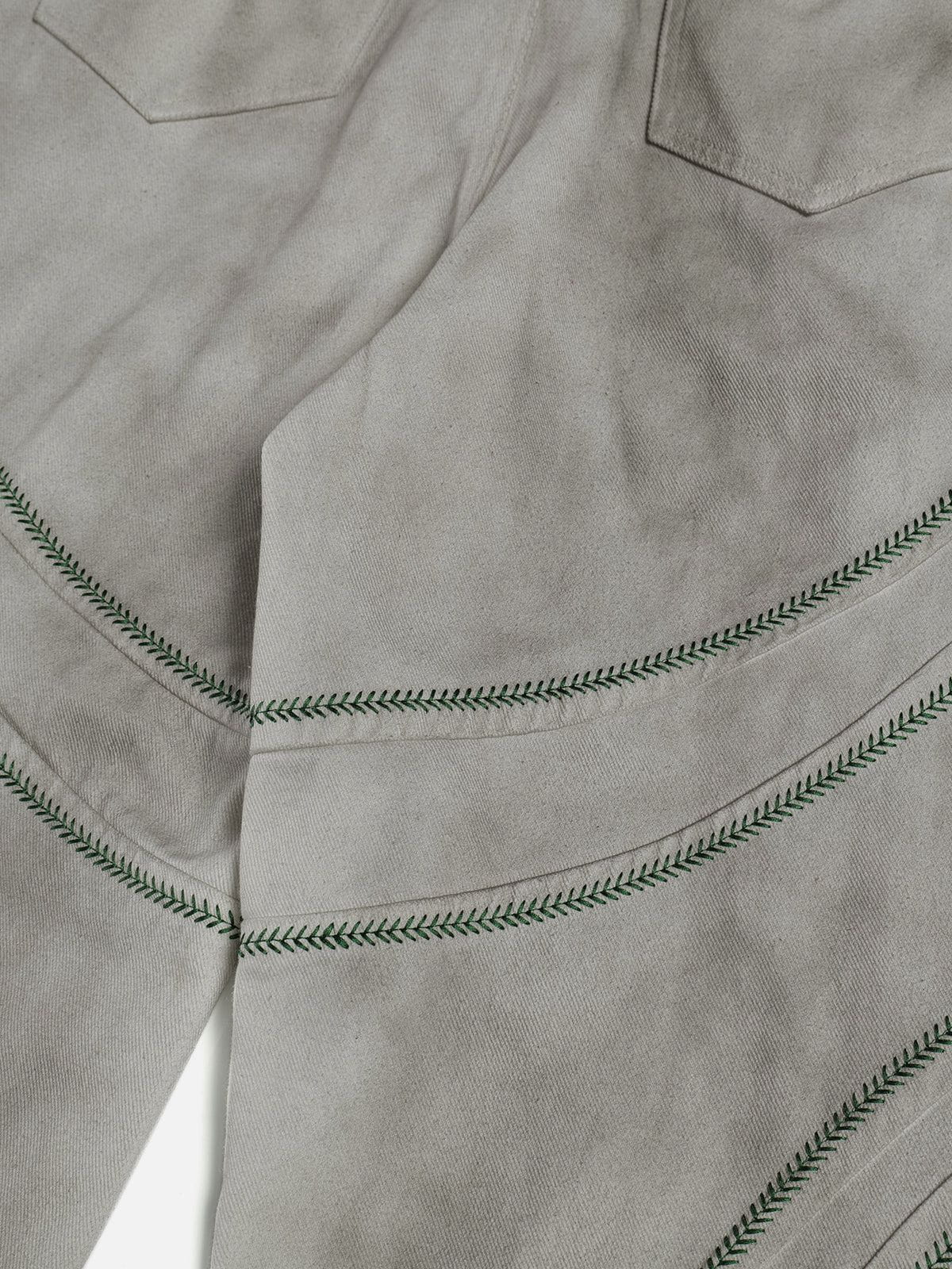 Aelfric Eden Dirt Color Baaggy Barrel Jeans - Image 4