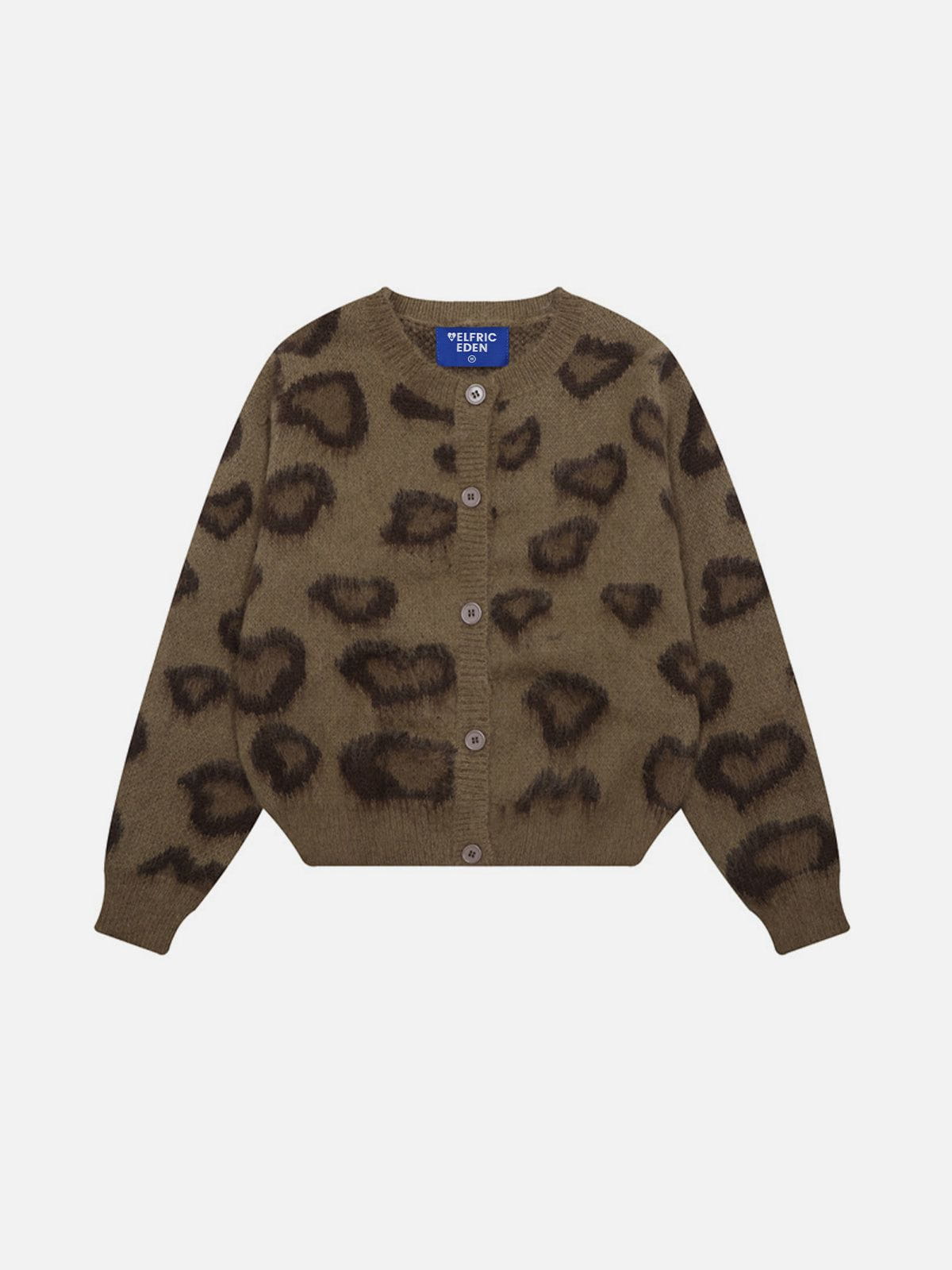 Aelfric Eden Heart Leopard Cardigan - Image 2