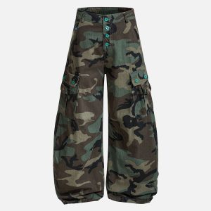 Aelfric Eden CAMO Super Baaggy Barrel Cargo Pants
