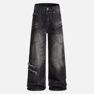 Aelfric Eden Multi Pocket Rivets Jeans