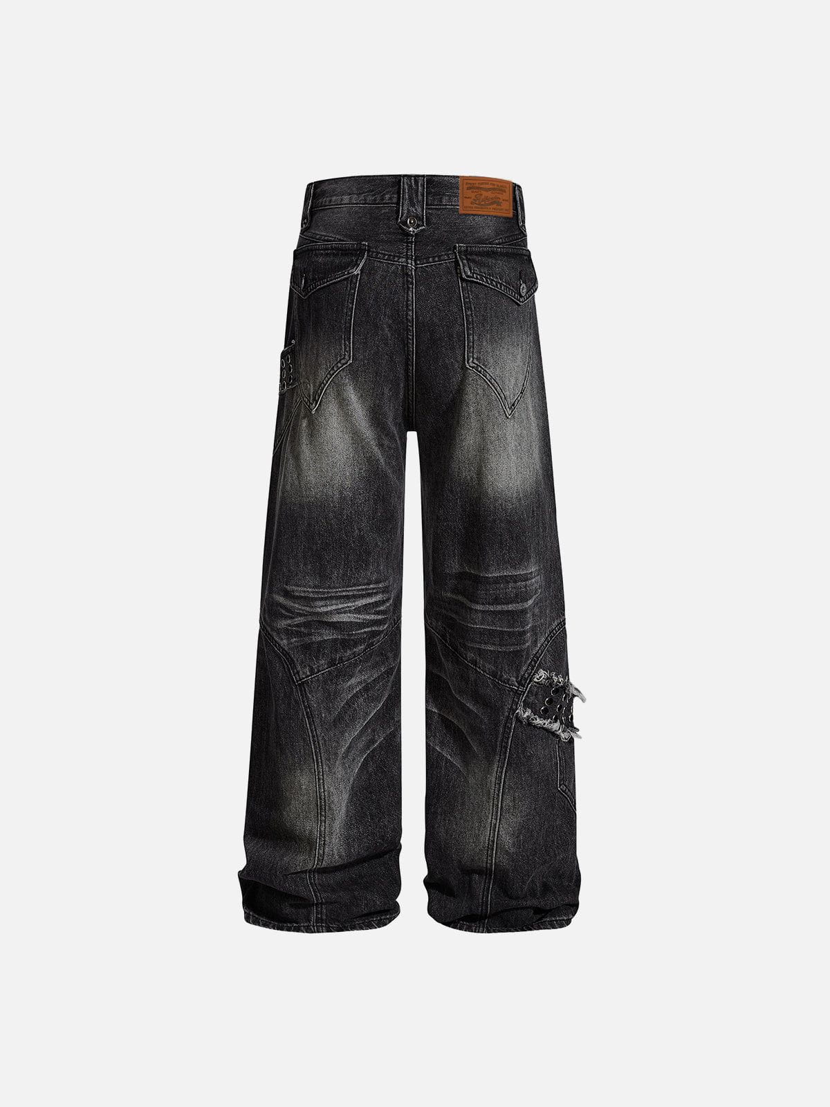 Aelfric Eden Multi Pocket Rivets Jeans - Image 2