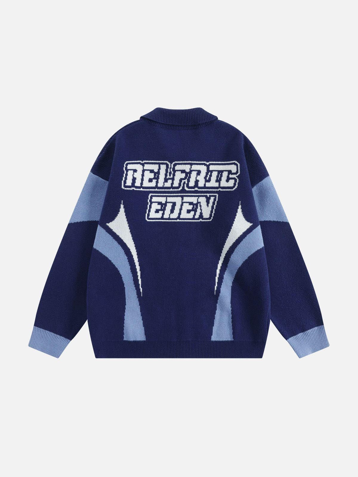 Aelfric Eden Racing Patchwork Zip Up Cardigan - Image 3