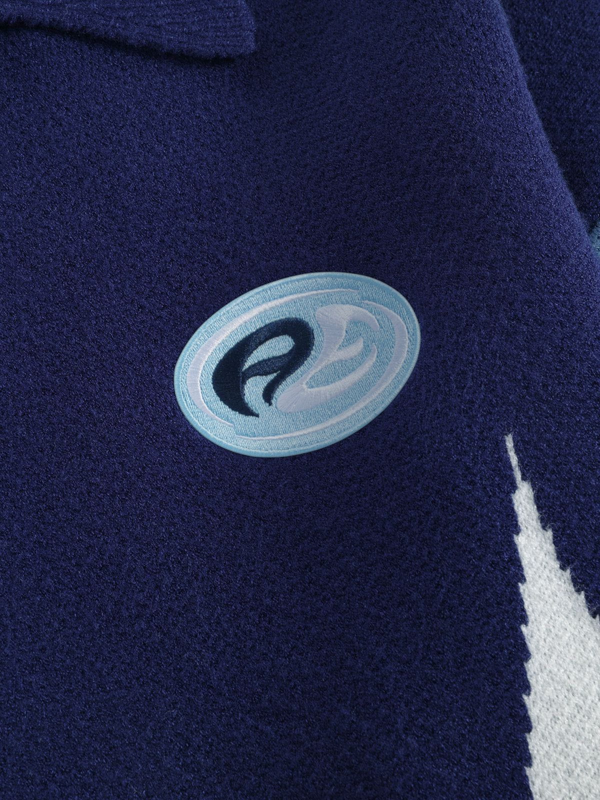 Aelfric Eden Racing Patchwork Zip Up Cardigan - Image 5