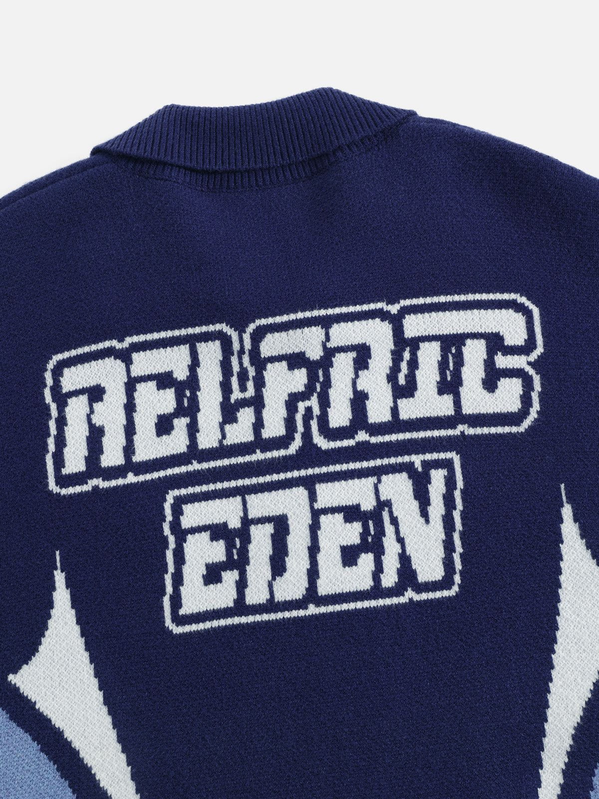 Aelfric Eden Racing Patchwork Zip Up Cardigan - Image 7