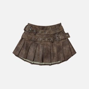Aelfric Eden Rivet Double Belt Skirt