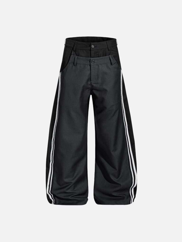 Aelfric Eden Double Waist Stripe Baaggy Pants