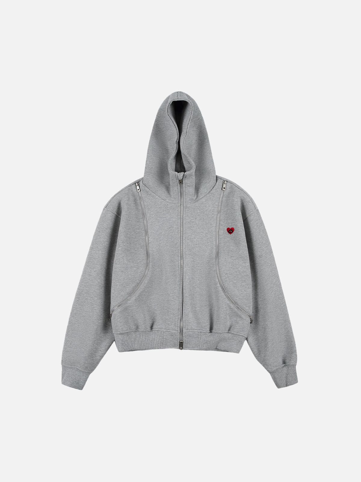 Aelfric Eden Deconstructive Boxy Zip Up Hoodie