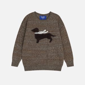 Aelfric Eden Scarf Dachshund Sweater