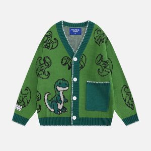 [Pre-Order] Aelfric Eden Hand Drawn Dinasour Cardigan