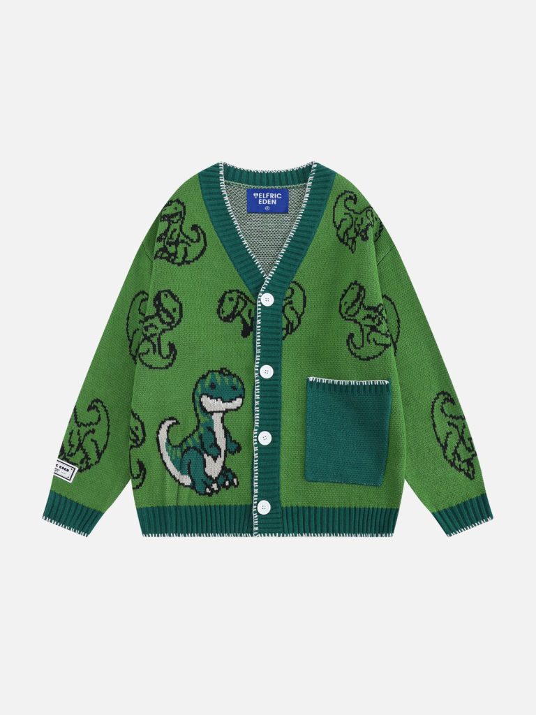 [Pre-Order] Aelfric Eden Hand Drawn Dinasour Cardigan