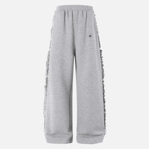 Aelfric Eden Ruffle Trim Baaggy Sweatpants