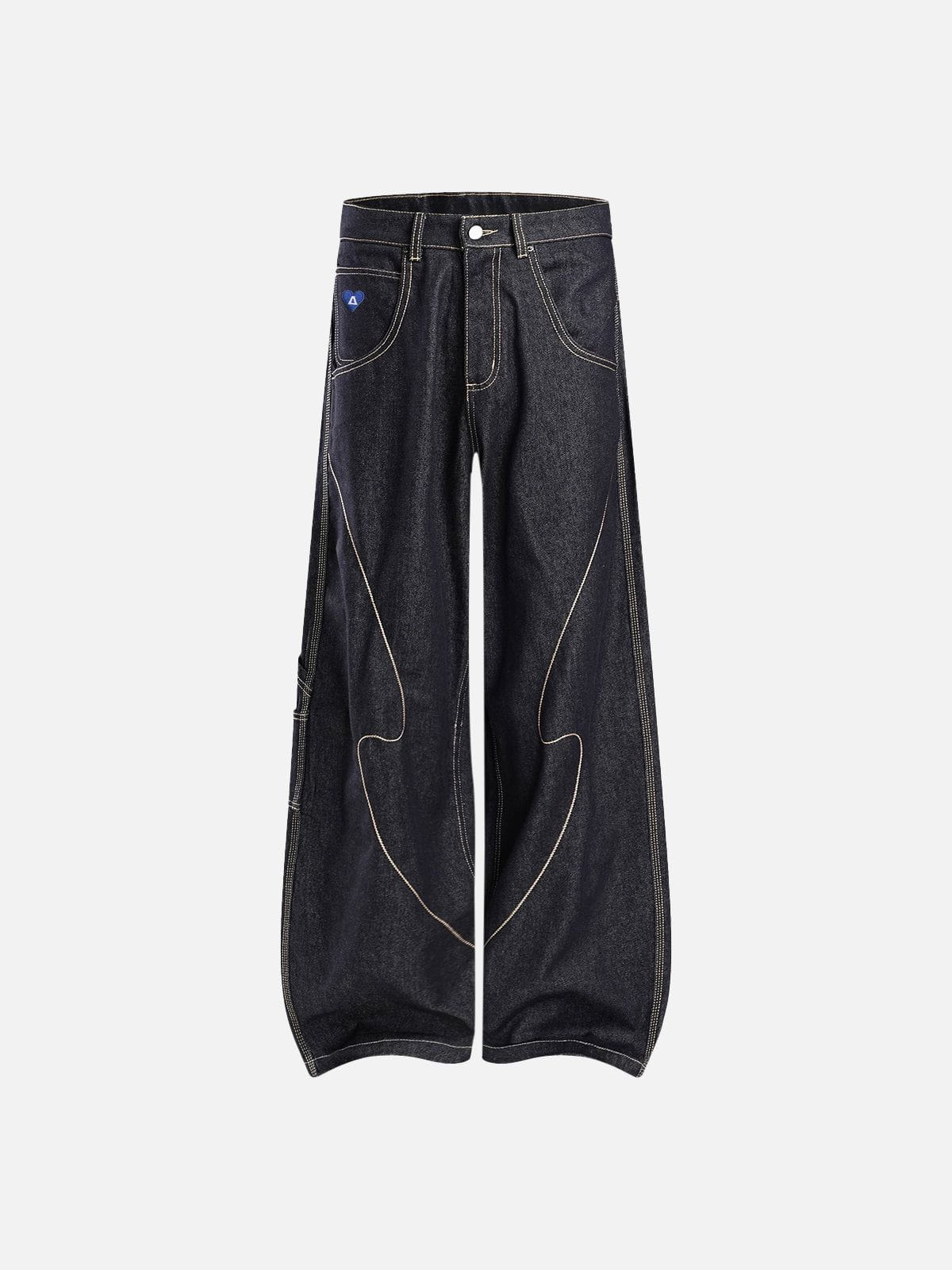 Aelfric Eden Stitch Raw Baaggy Jeans