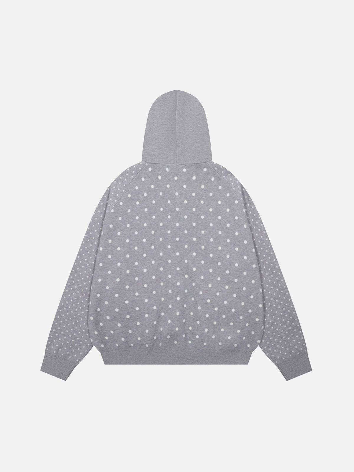 Aelfric Eden Polka Dot Zip Up Hoodie - Image 3