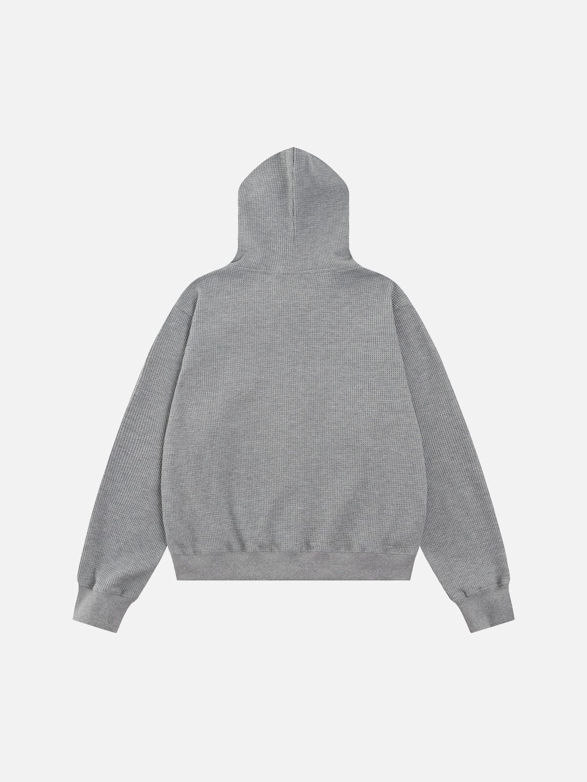 Aelfric Eden Towel Cat Waffle Zip Up Hoodie - Image 2