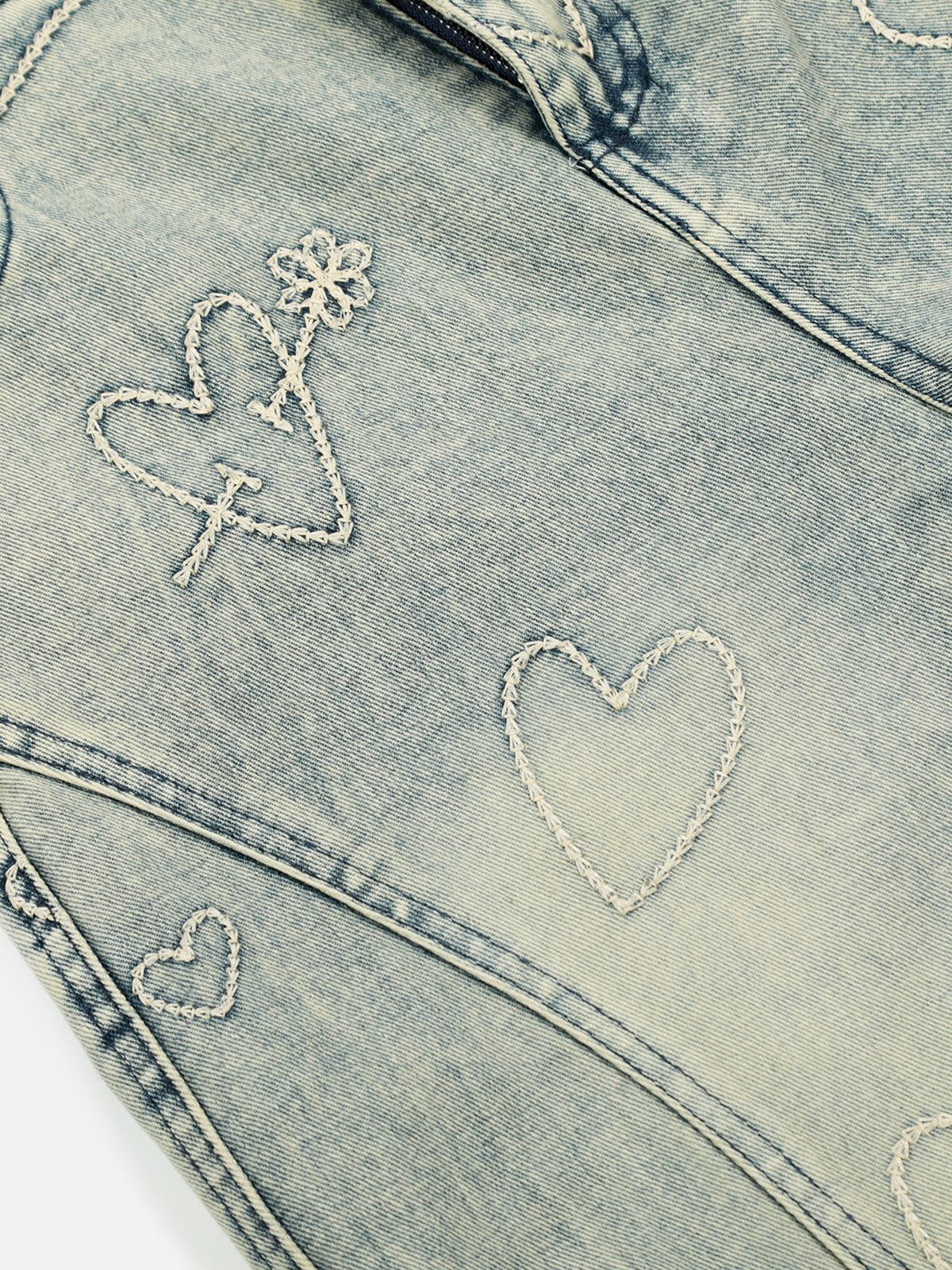 Aelfric Eden Embroidery Heart Jeans - Image 3