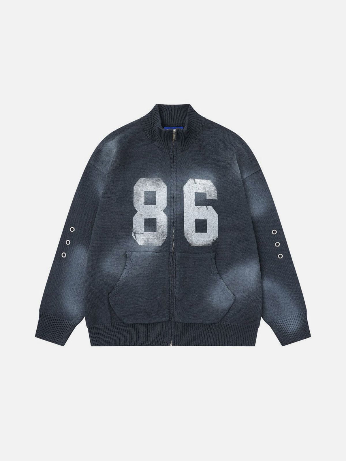 Aelfric Eden Grommet 86 Zip Up Cardigan - Image 2