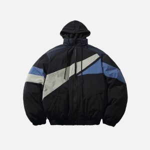 Aelfric Eden Color Blocking Hooded Coat