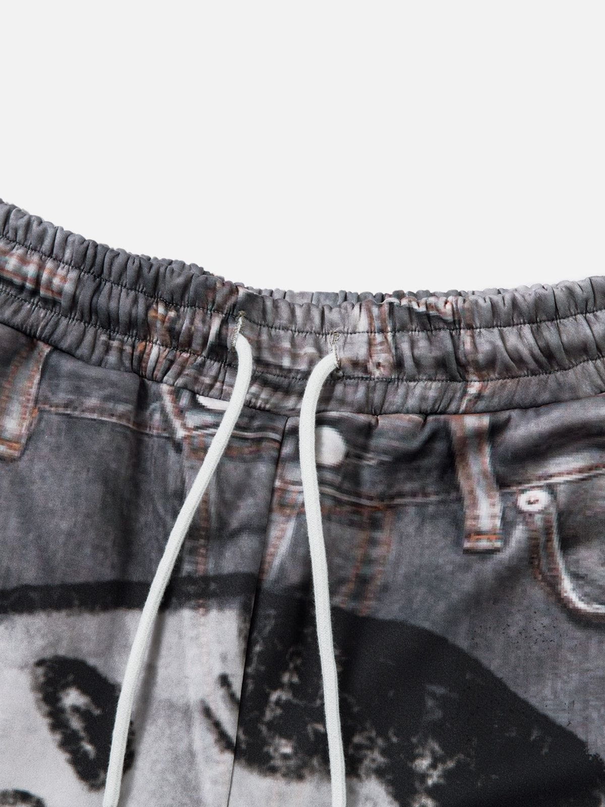 Aelfric Eden Graffiti Cat Baaggy Barrel Sweatpants - Image 3