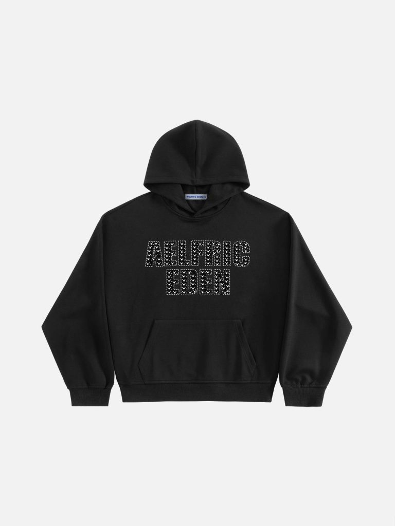 Aelfric Eden Rhinestone Boxy Pullover Hoodie