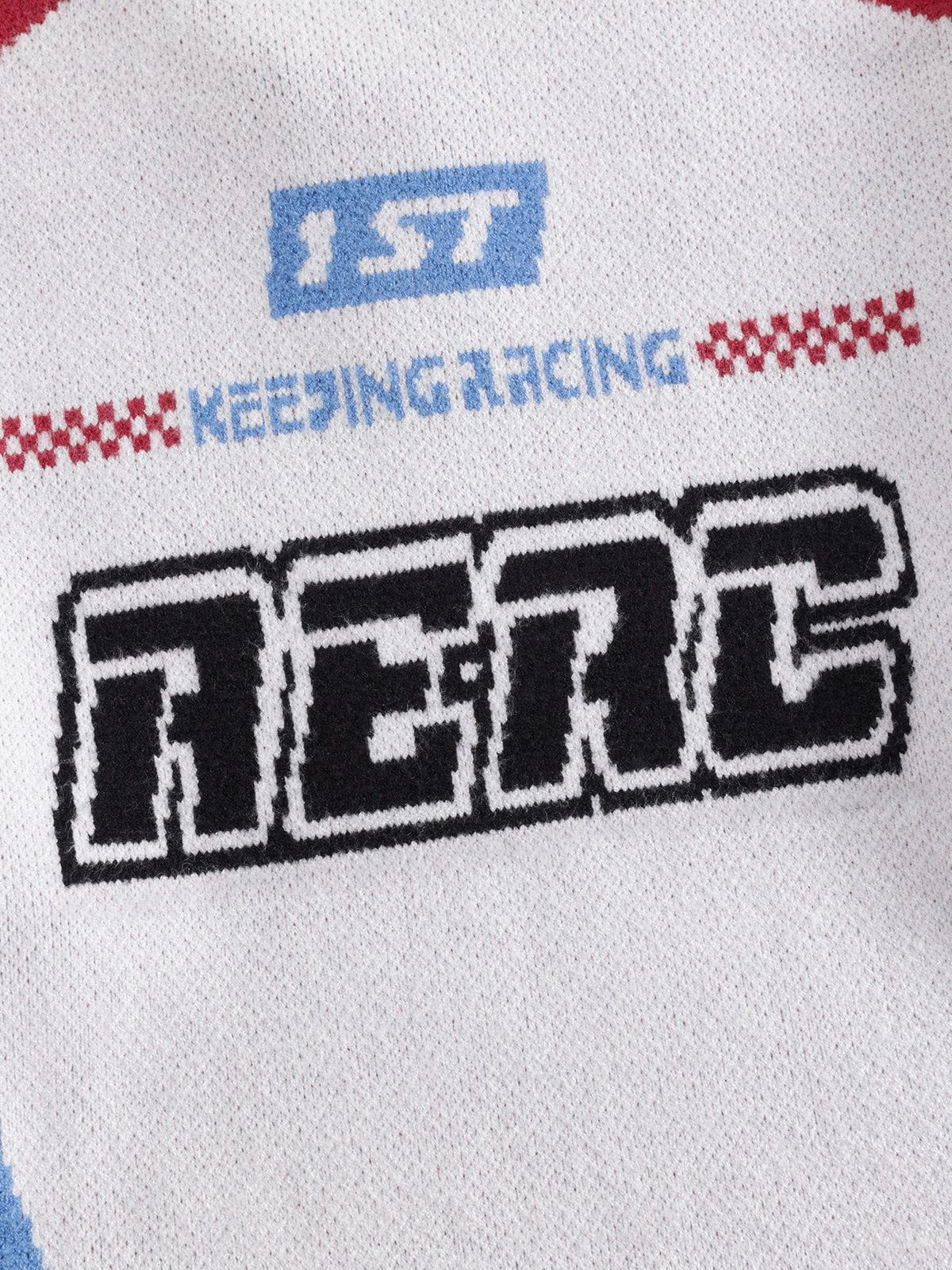 Aelfric Eden Color Blocking Racing Sweater - Image 4