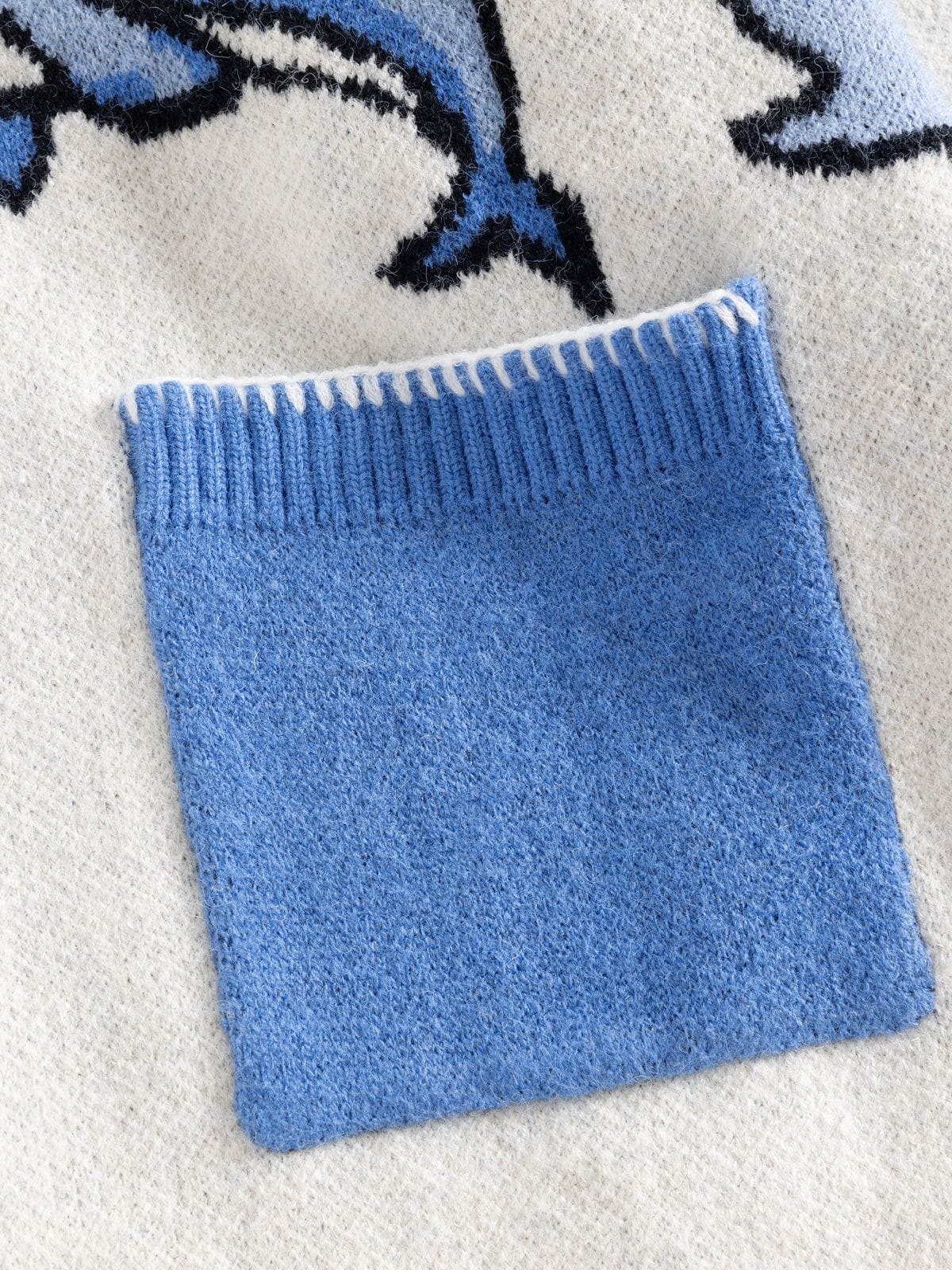 Aelfric Eden Whale Jacquard Cardigan - Image 4