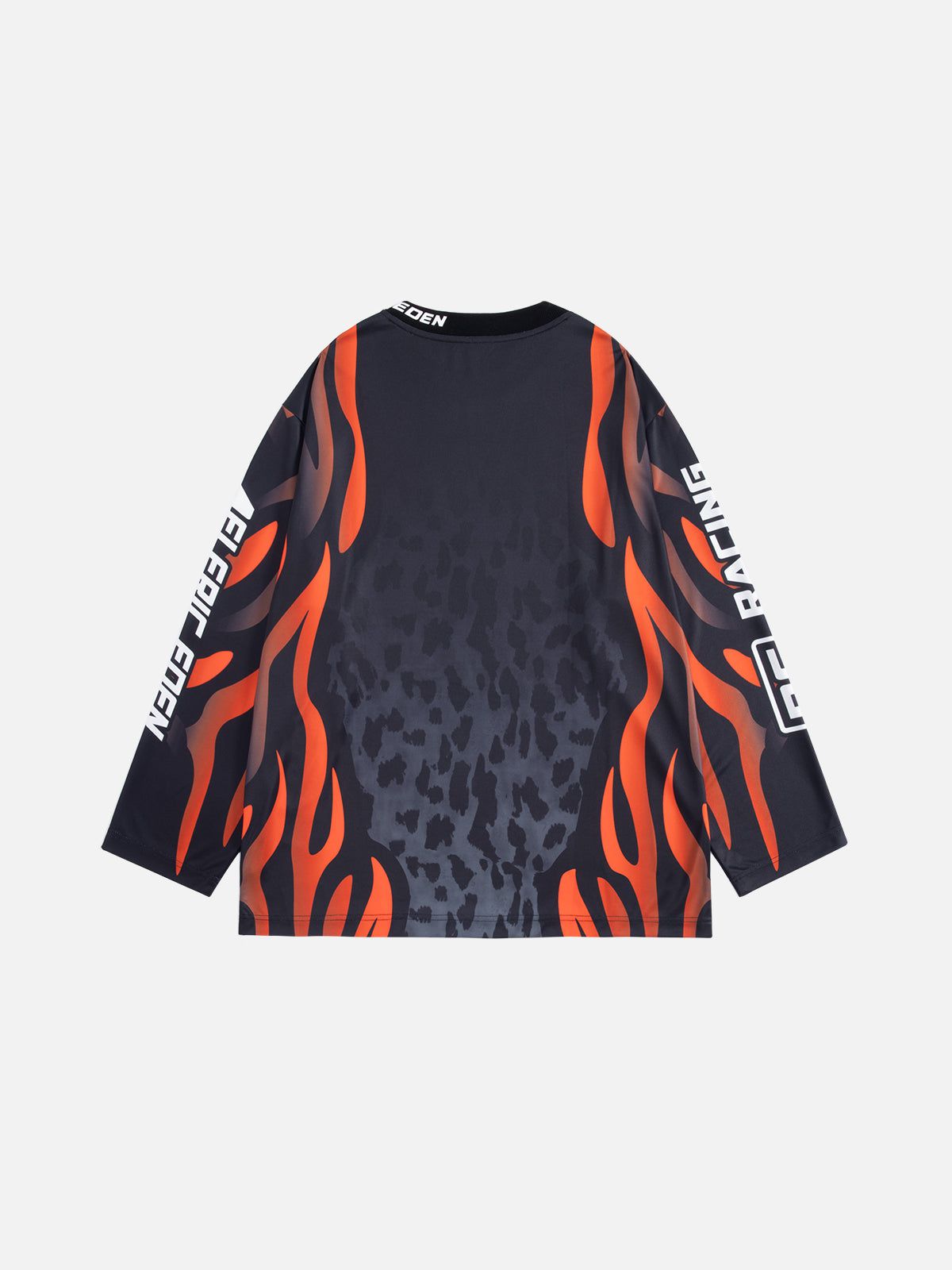 Aelfric Eden Flame Leopard Long Sleeve Tee - Image 2