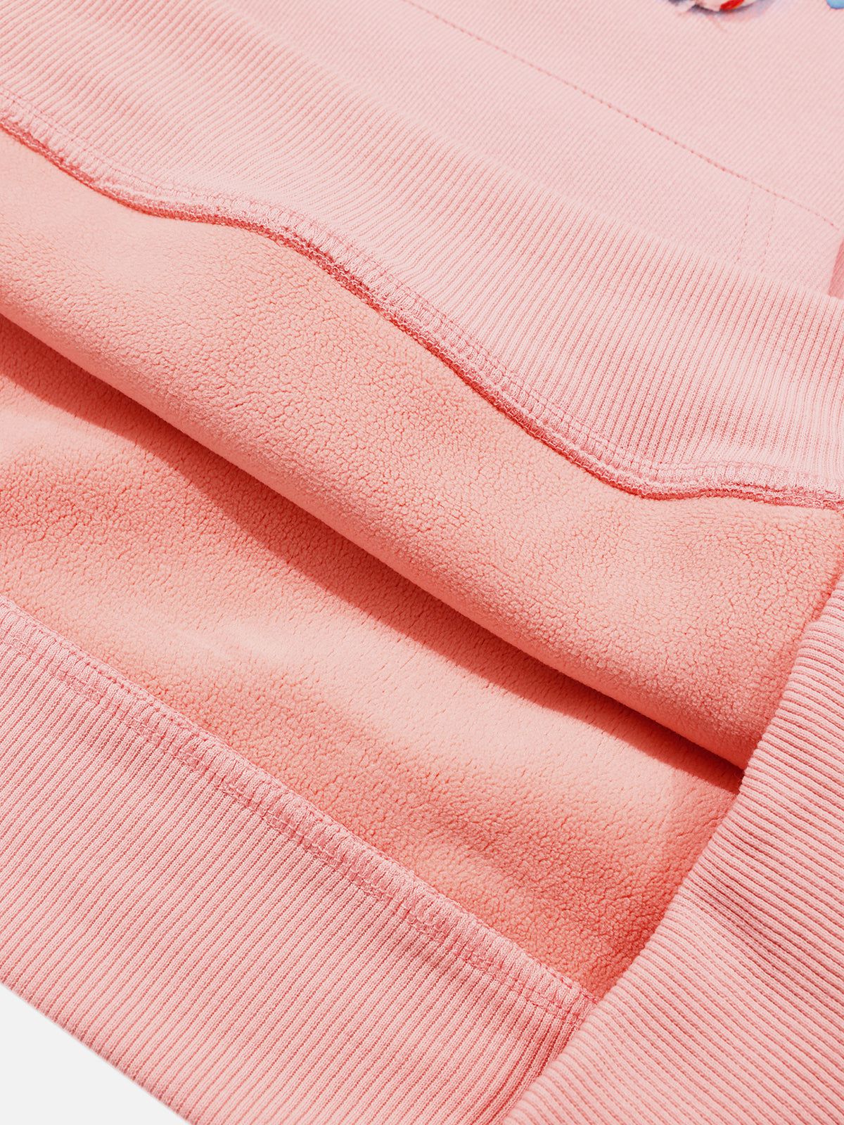 Aelfric Eden Denim Star Applique Hoodie - Image 5