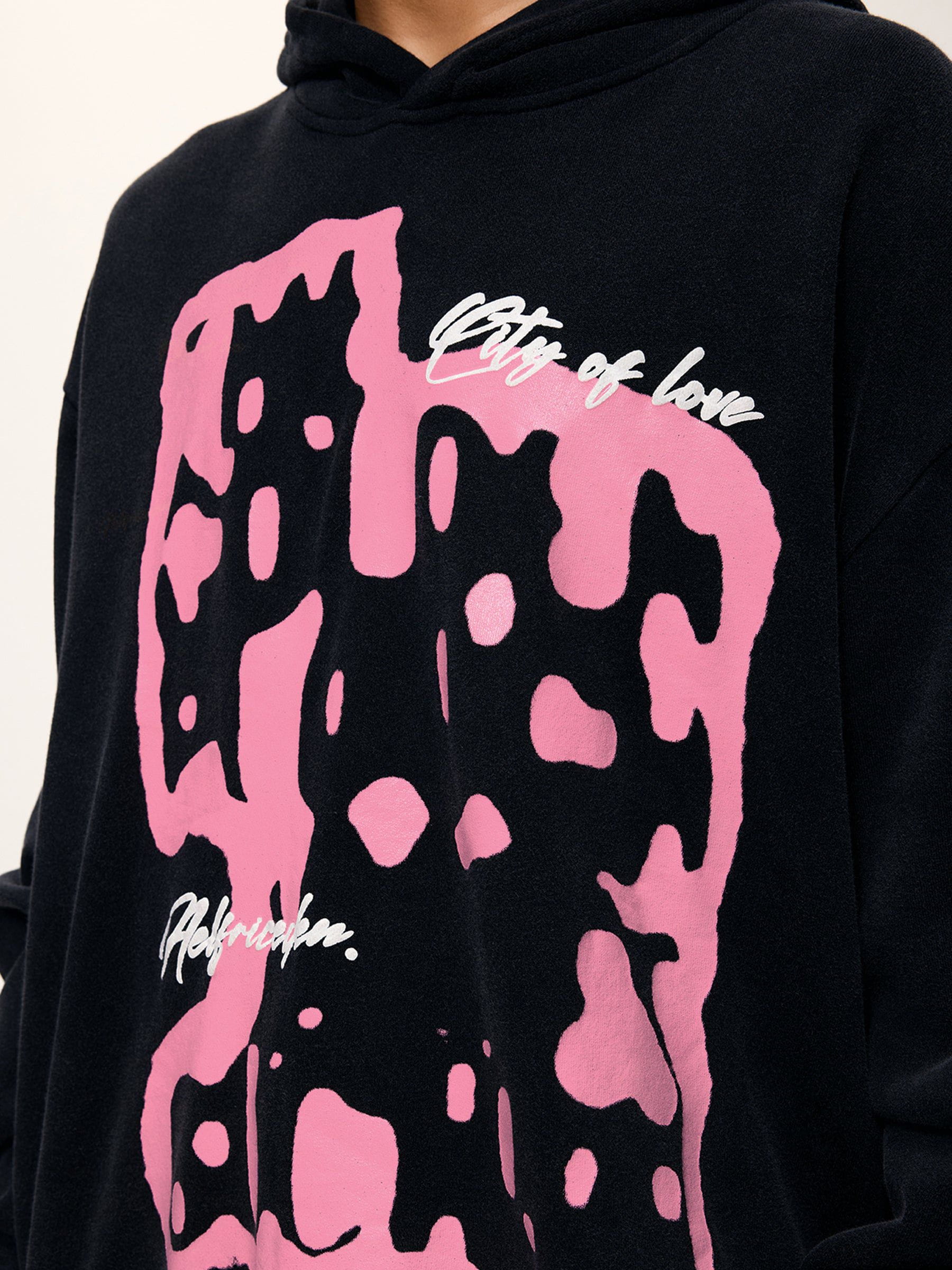 Aelfric Eden Abstraction Graphic Washed Hoodie - Image 3