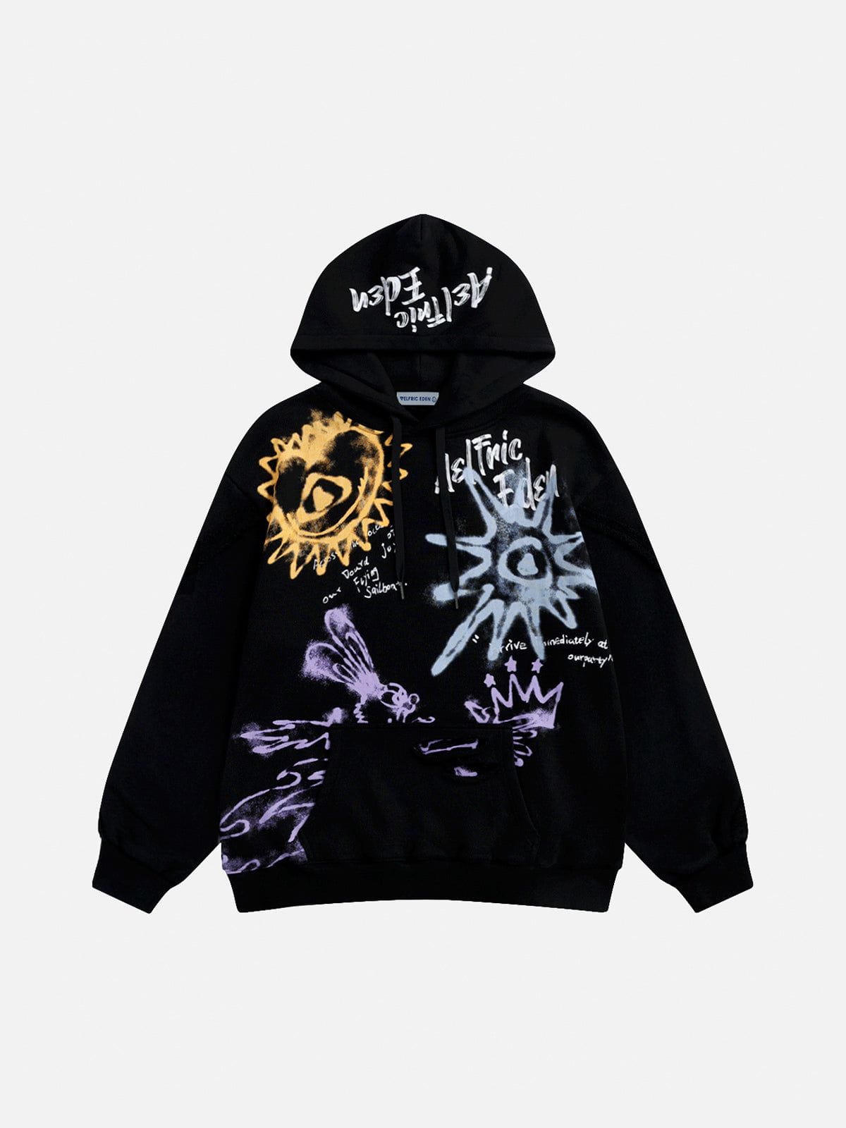 Aelfric Eden Graffiti Heartie Graphic Hoodie