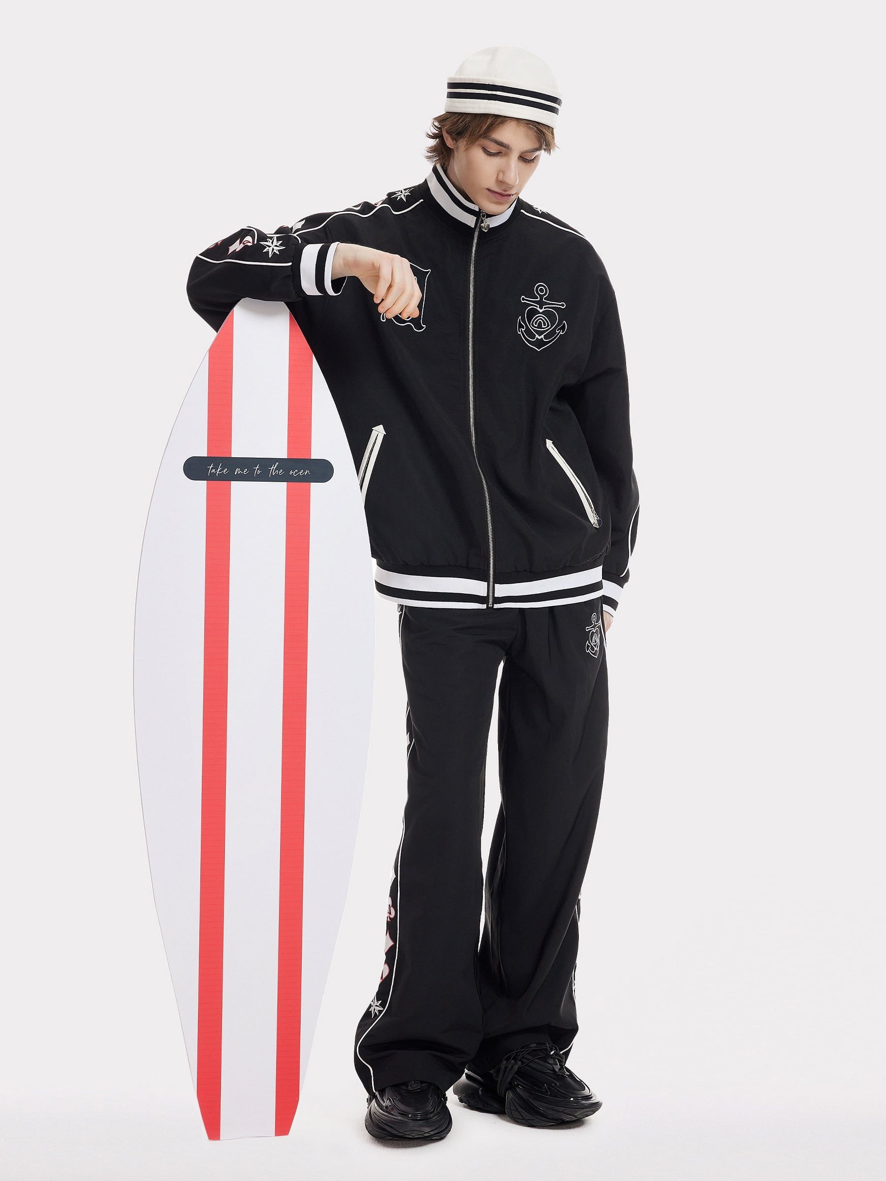 Aelfric Eden Ship Anchor Graphic Jacket - Image 6