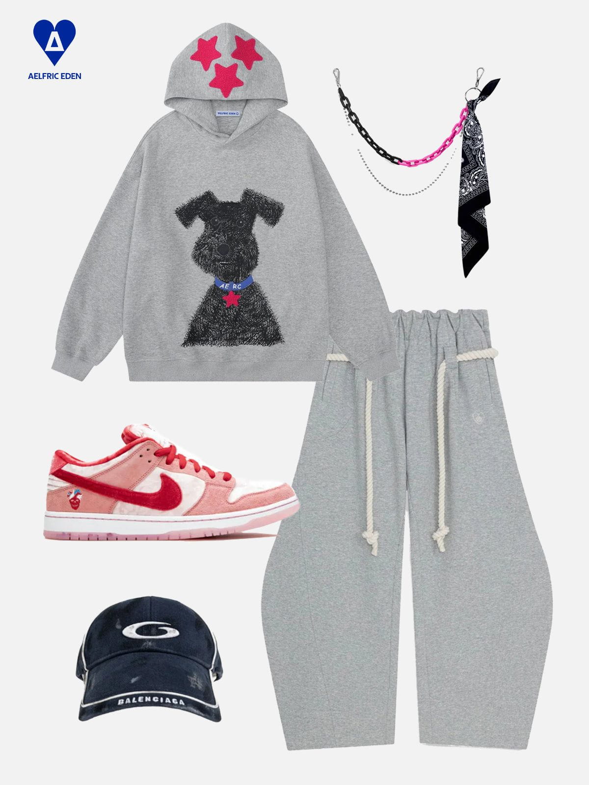 Aelfric Eden Graffiti Dog Eden Star Hoodie - Image 4