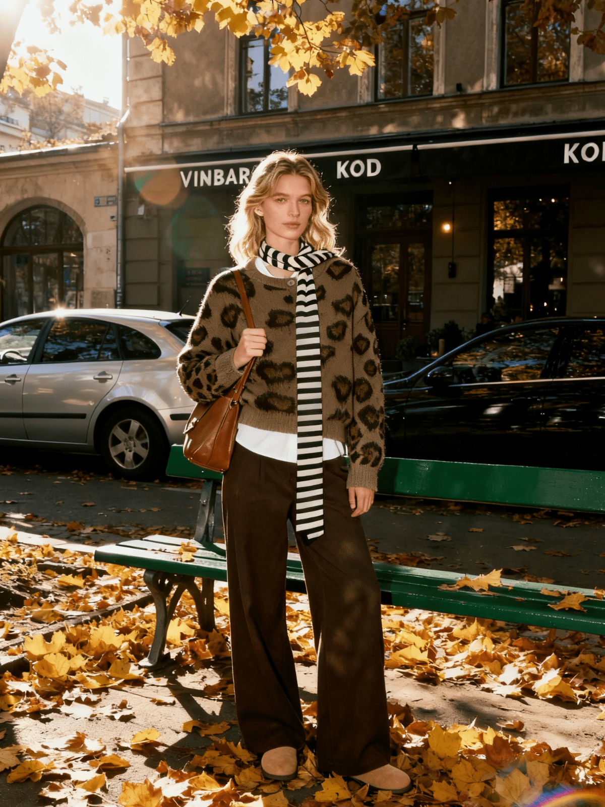 Aelfric Eden Heart Leopard Cardigan - Image 3