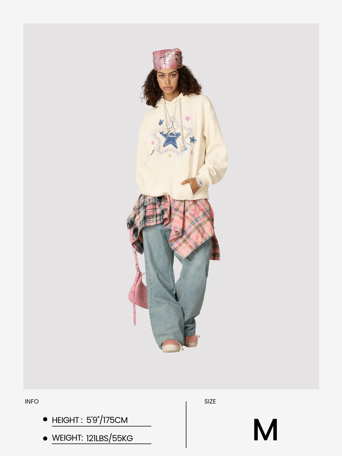 Aelfric Eden Denim Star Applique Hoodie - Image 21